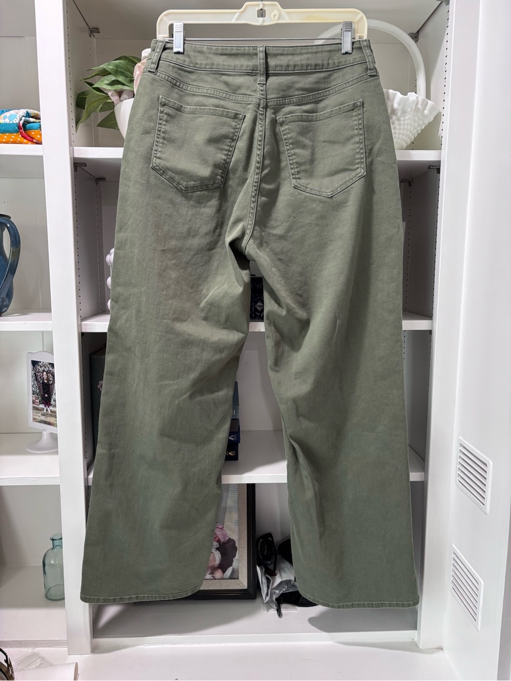 Quince Bella Stretch Patch Pocket Wide Leg Jeans 29 - Picture 4 of 11